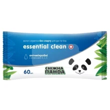 Салфетки влажные Сніжна панда Essential Clean Витамины для рук и тела 60 шт: Классификация Масс-маркет