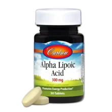 Carlson Labs Alpha Lipoic Acid 300 mg 30 tabs: Тип Альфа-ліпоєва кислота