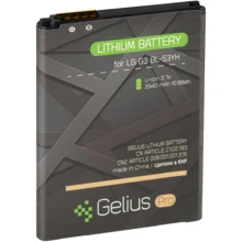 Аккумулятор Gelius Pro 2940mAh (BL-53YH) for LG G3 (D855): Производитель Gelius