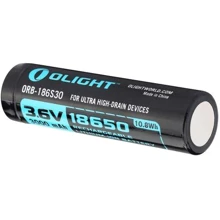 Аксессуар для фонарей Аккумуляторная батарея Olight 18650 HDС (15А) 3000mAh (2370.30.33): Производитель Olight