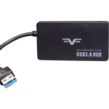 Аксессуар для накопителя Frime 4хUSB3.0 Hub Black (FH-30510): Тип аксессуара USB Hub
