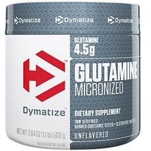 Аминокислота для спорта Dymatize Glutamine Micronized 500 g /111 servings/ Unflavored: Вкус Без вкуса