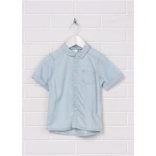 Рубашка H&M в5104295 68 см голубая: Пол Мальчик