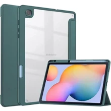Аксесуар для планшетних ПК BeCover Case Book Soft Edge з Pencil Mount Dark Green для Samsung Galaxy Tab S6 Lite 2024 P620/P625/P627 (710838): Колір зелений