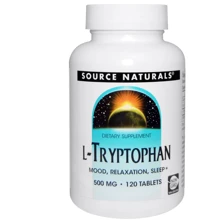 Source Naturals L-Tryptophan 500 mg 120 Tabs Триптофан: Тип Триптофан