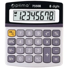 Калькулятор настільний Optima О75508, 134x107x34 мм (O75508): undefined undefined