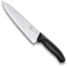 Кухонный нож Victorinox SwissClassic Carving 20см черный (6.8083.20): Лезвие нержавеющая сталь