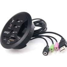 Аксессуар для ноутбуков USB хаб Grand-X + cardreader + 3,5mm audio in-out (DH-80X): Производитель Grand-X