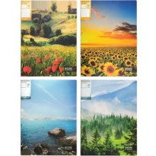 Комплект папок А4 Optima с 10 файлами Optima "Nature of Ukraine", ассорти, 10 шт. (O32124): undefined undefined