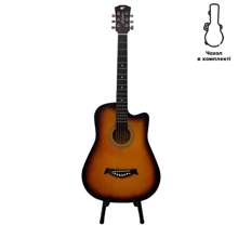 Акустическая тревел гитара Alfabeto Traveler (3 Tone Sunburst) + чехол: Тип Акустическая гитара