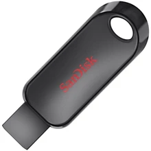 USB-флешка SanDisk 128GB Cruzer Snap USB 2.0 Black (SDCZ62-128G-G35): Стандарт USB USB 2.0