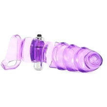 Double Finger Banger Vibrating G-Spot Glove - насадка на палец: Для кого Унисекс