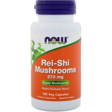 NOW Foods Rei-Shi Mushrooms 270 mg 100 Veg Capsules Грибы Рей-Ши: Форма выпуска Капсулы