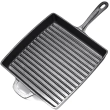 Fissman 28х4.7 см з ручкою (4137): Тип сковороди Гриль