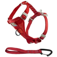 Шлея Kurgo Tru-Fit Smart Dog Car Harness для собак универсальная автомобильная красная M (57832): Производитель Kurgo