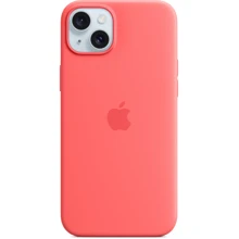 Чехол для iPhone Apple iPhone 15 Plus Silicone Case with MagSafe - Guava (MT163ZM/A): Цвет розовый