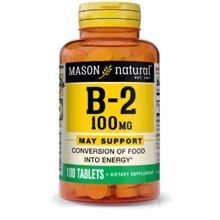Mason Natural Vitamin B2 100 mg Витамин B2 100 таблеток: Тип Витамин B
