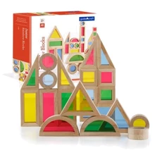 Набір блоків Guidecraft Block Play Маленька веселка, 40 шт. (G3083): Тип інше