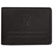Обкладинка на посвідчення державної служби України з надзвичайних ситуацій BlankNote темно-коричнева (BN-OP-14-choko): Стать Унисекс