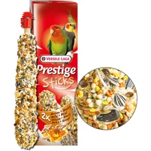 Лакомство Versele-Laga Prestige Sticks Big Parakeets Nuts & Honey для средних попугаев с орехами и медом 140 г: Вид корма Лакомства