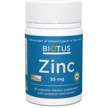Biotus Zinc 35 mg Цинк 30 Капсул: Тип Цинк