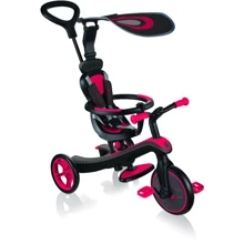 Велосипед детский GLOBBER EXPLORER TRIKE 4в1, красный, до 20кг, 3 колеса (632-102): Тип 3х колесный велосипед
