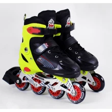 Роликові ковзани Best Roller Black-Light-Green (89869): Колір зеленый