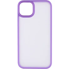 Чехол для iPhone Mobile Case TPU+PC Metal Buttons Lilac for iPhone 15: Цвет фиолетовый