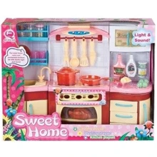 Дитячий ігровий набір QunFengToys Кухня "Медова сім'я" (4 пр) (2801S / R): Виробник QunFengToys