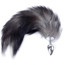 Анальна пробка S з хвостом BOSS of TOYS Fox TAIL Black XXL, BS6400097: Для кого унісекс