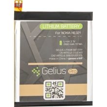 Аккумулятор Gelius Pro 2900mAh (HE321) for Nokia 5: Производитель Gelius