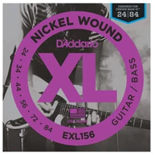 Струна для гитар Струны D`ADDARIO EXL156 XL FENDER BASS VI (24-84): Тип Комплект струн