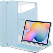 Аксессуар для планшетных ПК BeCover Case Rotatable Smart Keyboard Light Blue for Samsung Galaxy Tab S6 Lite 2024 P620/P625/P627 (712590): Цвет голубой