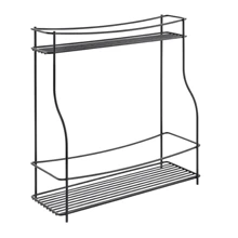 Полка Metaltex 33x12x42 см черная покрытие Touch-Therm Balsamico-Roll Lava (360855): Тип Полка