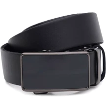 Чоловічий ремінь Borsa Leather чорний (125v1genav40-black): Стать Мужской