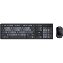 Комплект беспроводной Genius KM-8200 EN/UKR Black (31340003428): Назначение Для ПК