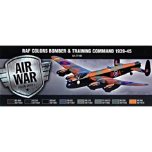 Набір фарб Vallejo "Model Air" RAF Кольори бомбардувальників & Training Air Command, 1939-1945: Виробник Vallejo