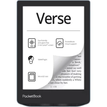 Электронная книга PocketBook 629 Verse Bright Blue (PB629-2-CIS): Экран 6" E-ink (