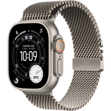 Apple Watch Ultra 3 GPS + Cellular 49mm Natural Titanium Case with Natural Titanium Milanese Loop - Large (MF0E4): Размер корпуса 49mm