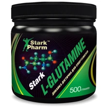 Аминокислота для спорта Stark Pharm Stark L-Glutamine Powder 500 g /50 servings/ Unflavored: Вкус Без вкуса