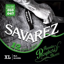 Струна для гитар Струны для акустической гитары Savarez A240XL: Тип Комплект струн
