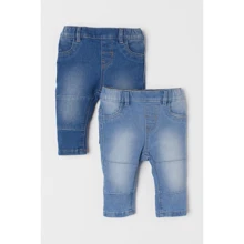 Джеггинсы H&M 6934369 74 см синие (2 шт.): Пол Мальчик
