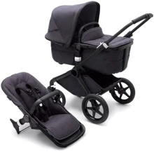 Універсальна коляска 2 в 1 Bugaboo Fox 3 Black/Washed Black: Тип коляски универсальная коляска (2-в-1)
