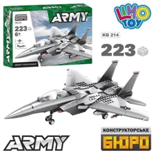Конструктор LimoToy военный самолет, 223 дет. (KB 214): Производитель LimoToy