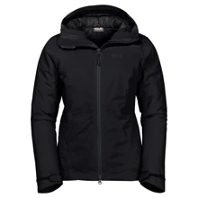 Куртка Jack Wolfskin Argon Storm Jacket W 1111591-6000 40 чорна зимова з капюшоном: Сезон зима