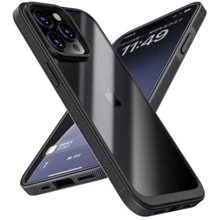 Чехол для iPhone Mobile Case TPU+PC Pulse Black for iPhone 15 Pro: Цвет черный