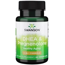 Swanson DHEA Pregnenolone Complex ДГЭА и прегненолон 60 веганских капсул: Форма выпуска Капсулы