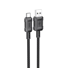 Кабель Hoco USB Cable to USB-C X94 Leader 3A 1m Black: Тип USB Cable - USB-C