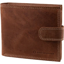 Мужское портмоне DNK Leather коричневое (DNKN992L-P-CHM-cognak): Пол Мужской