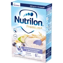 Nutrilon каша мультизлаковая с фруктами 225 г от 6 мес.: Тип Каши молочные